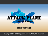 Attack Plane Close Air Support[Flash 3D攻撃機 シューティング・アクションゲーム]  - Title Image