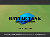Battle Tank Clean-Up Operations[Flash 3D戦車 シューティング・アクションゲーム]  - Title Image